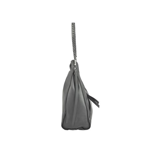 Pierre Cardin shopper bag na ramię bez dodatków duża ze skóry 