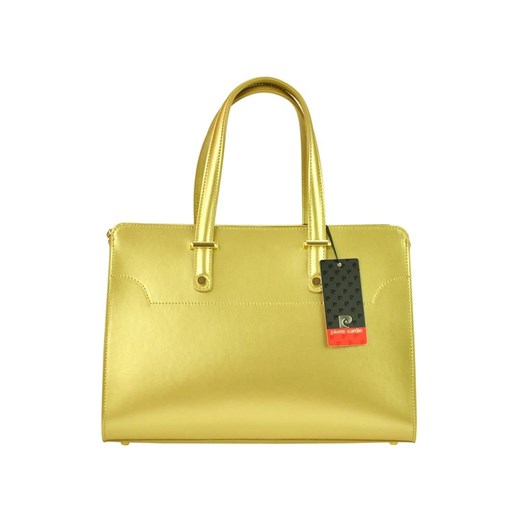 Shopper bag Pierre Cardin bez dodatków elegancka matowa mieszcząca a4 do ręki 