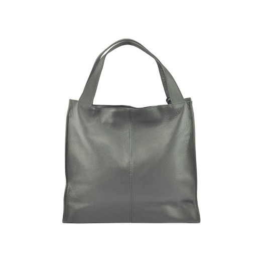 Shopper bag Patrizia Piu bez dodatków na ramię ze skóry elegancka 
