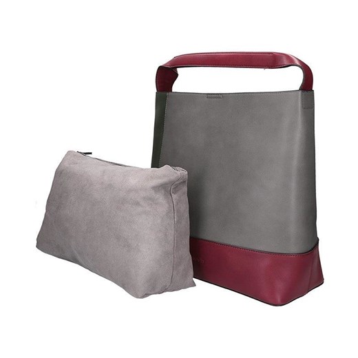 Shopper bag Pierre Cardin średniej wielkości bez dodatków matowa 