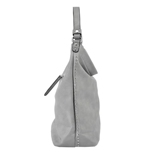 Shopper bag brązowa Lookat bez dodatków na ramię mieszcząca a4 elegancka 