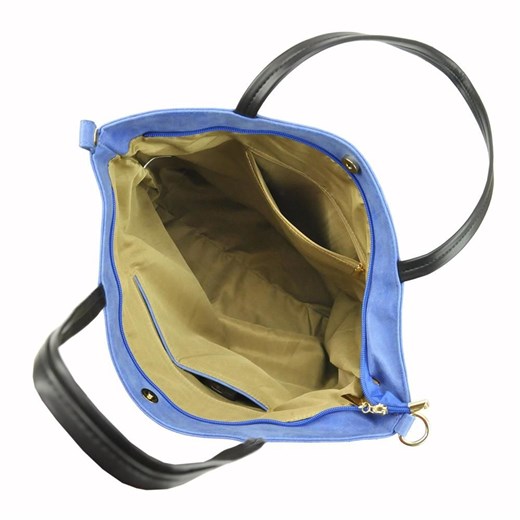 Shopper bag Long-son do ręki z breloczkiem duża matowa 