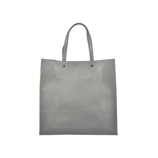 Shopper bag Patrizia Piu matowa na ramię ze skóry elegancka 