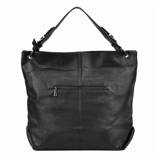 Shopper bag Lookat bez dodatków elegancka zielona 