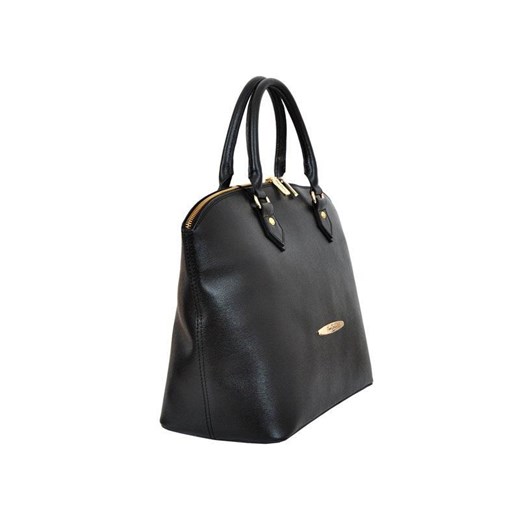 Shopper bag brązowa Pierre Cardin bez dodatków mieszcząca a4 matowa 
