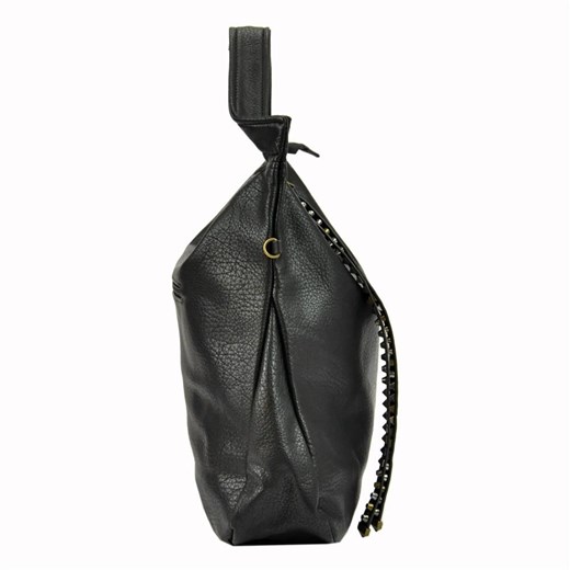 Shopper bag Lookat bez dodatków lakierowana mieszcząca a5 na ramię 