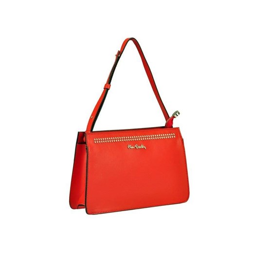 Shopper bag Pierre Cardin ze zdobieniami średnia elegancka bez dodatków na ramię 