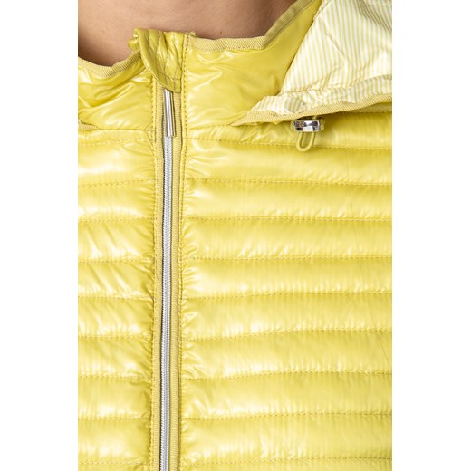 Limonkowa pikowana kurtka z kapturem  Quiosque 36 44 38 40 46 42 wyprzedaż  