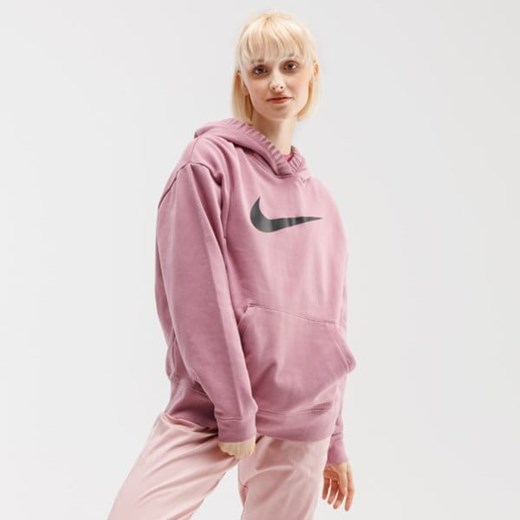 Bluza damska Nike krótka na jesień w nadruki 