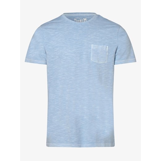 DENIM by Nils Sundström - T-shirt męski, niebieski Denim By Nils Sundström  L vangraaf