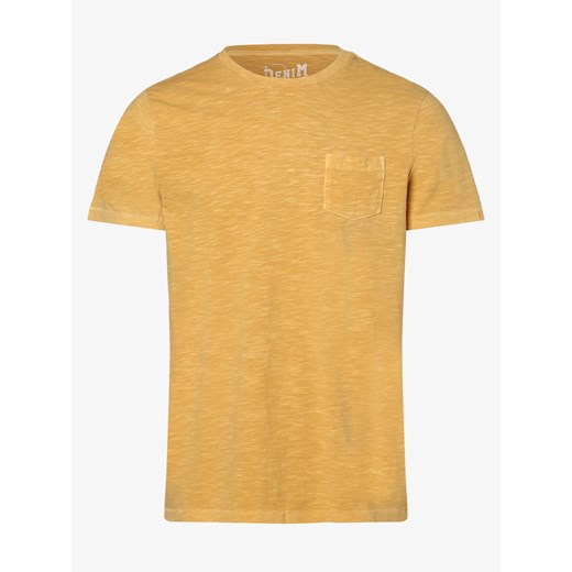 DENIM by Nils Sundström - T-shirt męski, żółty  Denim By Nils Sundström XXXL vangraaf