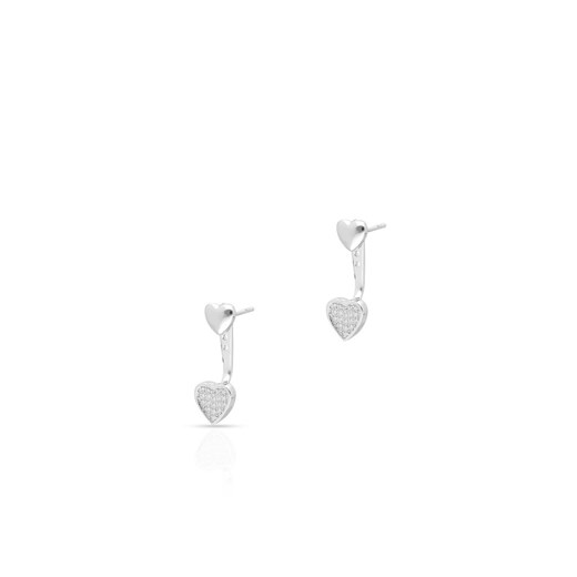 Kolczyki srebrne z motywem serca SXX/K1060 W.KRUK   okazyjna cena  