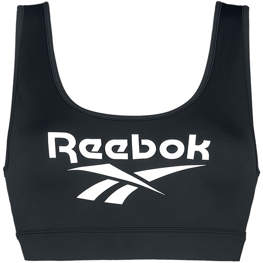 Reebok - CL F Vector Bralette - Biustonosz - czarny   XL okazja  