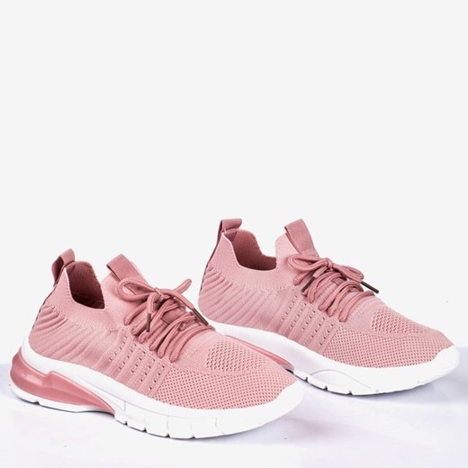Różowe sportowe buty damskie Brighton - Obuwie  Royalfashion.pl 36 