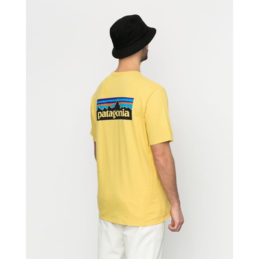 T-shirt Patagonia Logo Responsibili (surfboard yellow)