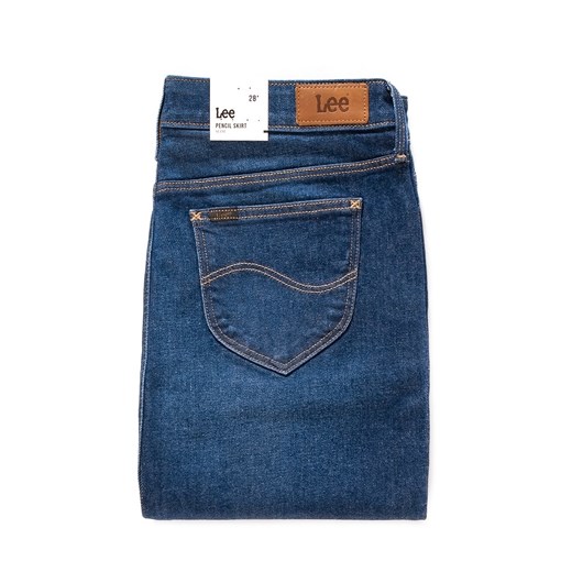 SPÓDNICA JEANSOWA LEE PENCIL SKIRT DARK GARNER L38GDJUV 112108166