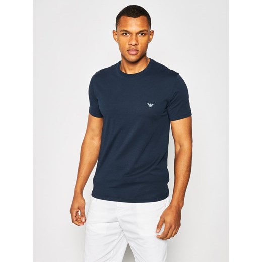 T-shirt męski Emporio Armani z krótkim rękawem bez wzorów