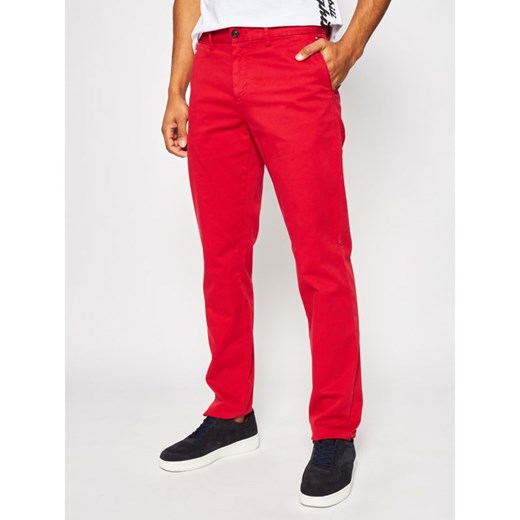 Spodnie męskie Tommy Hilfiger czerwone 