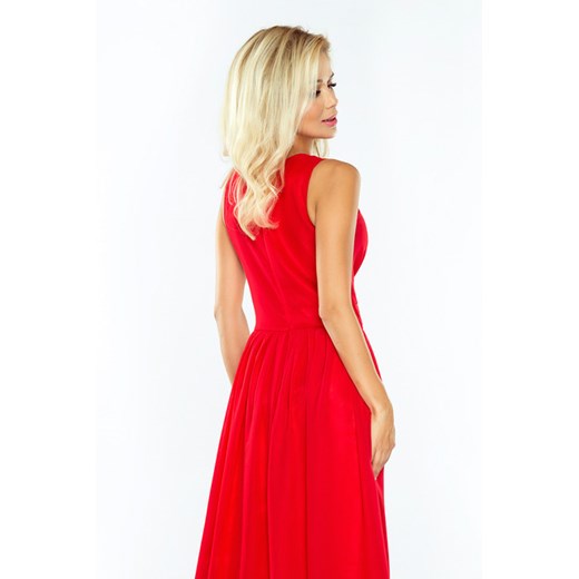 Sukienka Numoco z elastanu czerwona 