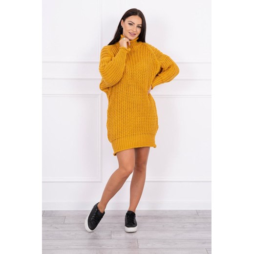 Sweter damski żółty 