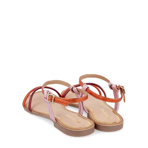Skórzane sandały "Rieti" w kolorze różowym Gioseppo  38 wyprzedaż Limango Polska 
