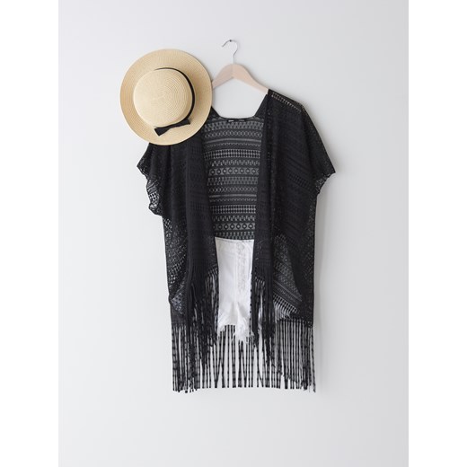 Sinsay - Plażowe kimono - Czarny Sinsay One Size