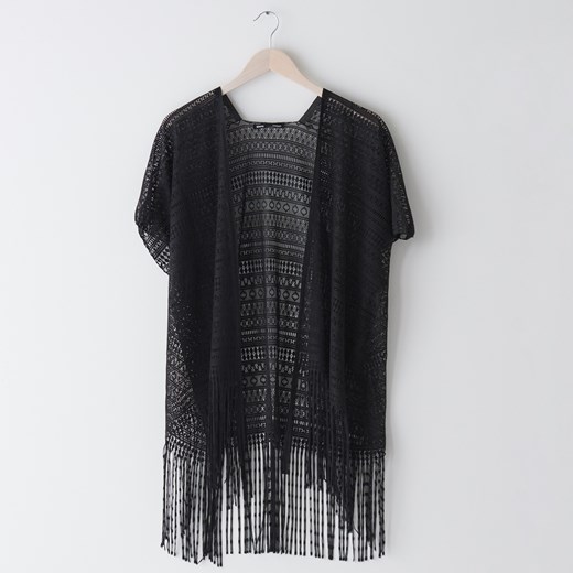 Sinsay - Plażowe kimono - Czarny Sinsay One Size
