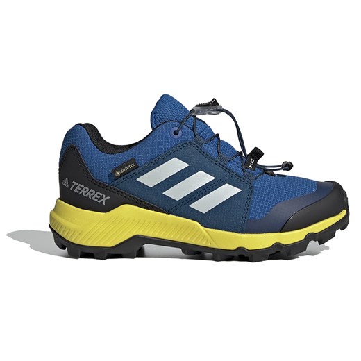 Buty sportowe dziecięce Adidas niebieskie gładkie wiosenne z tkaniny sznurowane 