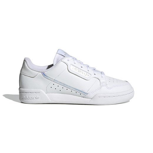 Adidas buty sportowe damskie płaskie wiązane białe skórzane 