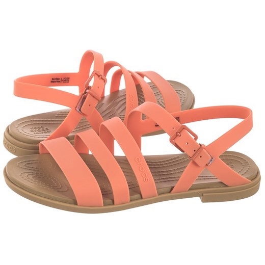 Sandały Crocs Tulum Sandal W Grapefruit/Tan 206107-82R (CR183-d)