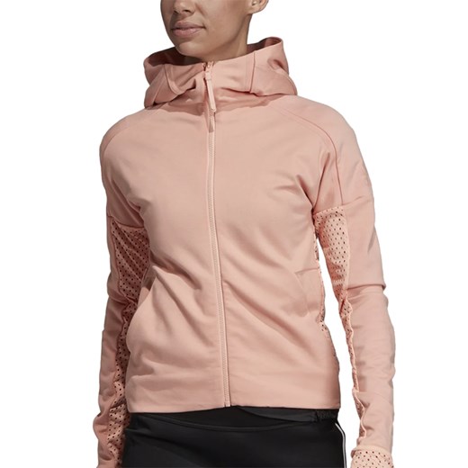 Adidas bluza damska różowa w sportowym stylu krótka 