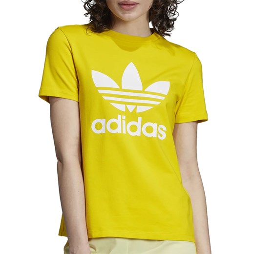 Bluzka damska Adidas z okrągłym dekoltem z krótkimi rękawami 