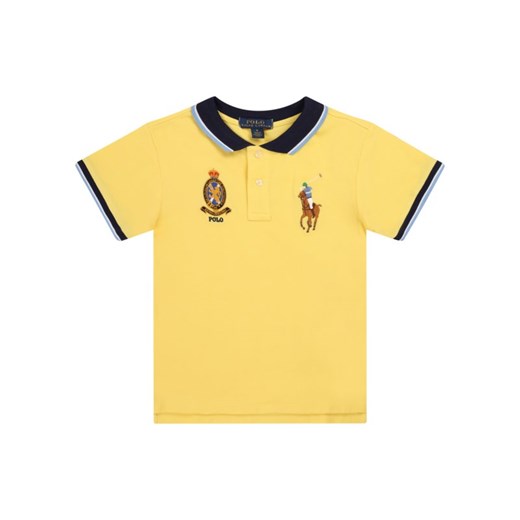 T-shirt chłopięce Polo Ralph Lauren z krótkim rękawem w nadruki 