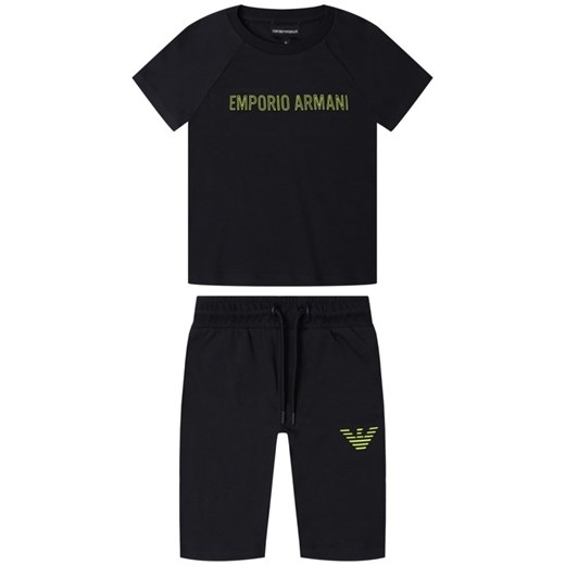 Komplet t-shirt i spodenki Emporio Armani  Emporio Armani 10A,12A,14A,16A,4A,5A,6A,7A,8A MODIVO