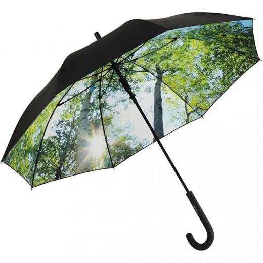 Natura - długi parasol na deszcz i słońce z filtrem UV UPF50+  Fare  Parasole MiaDora.pl