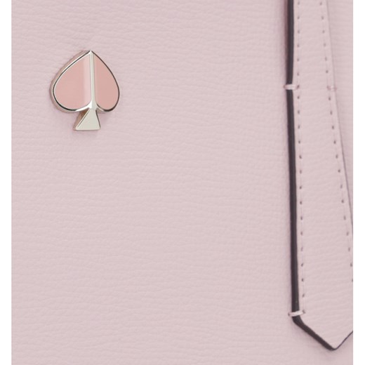 Shopper bag różowa elegancka na ramię matowa bez dodatków 