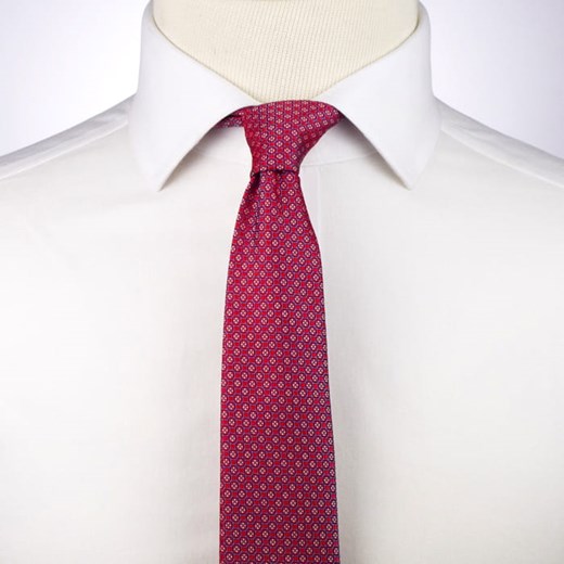 Em Men`s Accessories krawat w abstrakcyjnym wzorze 