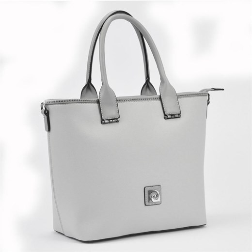 Shopper bag Pierre Cardin na ramię matowa bez dodatków 