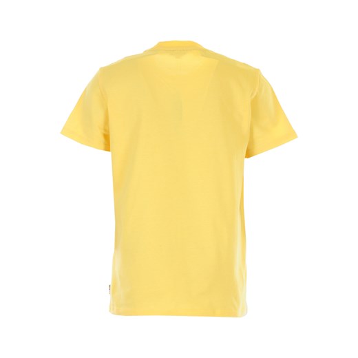 T-shirt chłopięce Paul Smith z krótkimi rękawami żółty na lato 