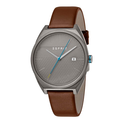 Esprit ES1G056L0035 Męski zegarek w kolorze antracytowym brązowym