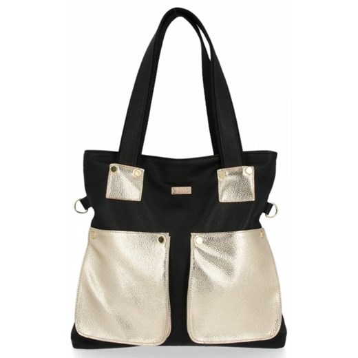 Shopper bag Conci duża elegancka ze skóry ekologicznej 