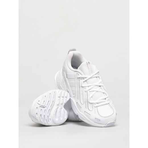 Buty sportowe damskie Adidas Originals eqt support białe bez wzorów sznurowane 