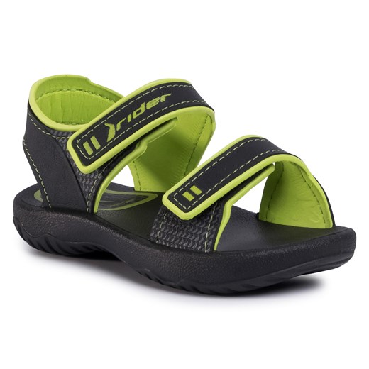 Sandały RIDER - Basic Sandal IV Baby 82815 Black/Green 20534   24 eobuwie.pl
