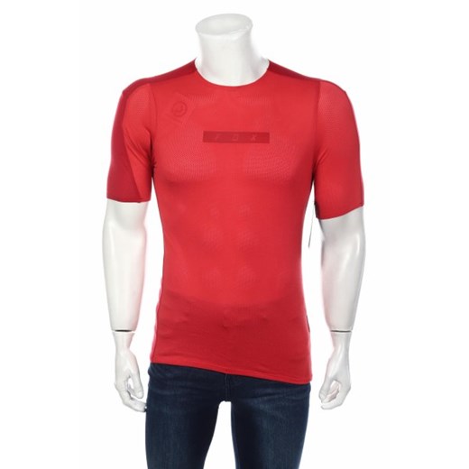 Czerwony t-shirt męski Fox z krótkimi rękawami 