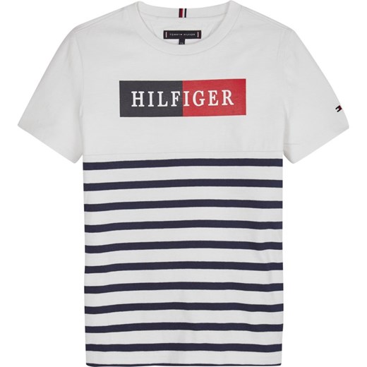 T-shirt chłopięce biały Tommy Hilfiger 