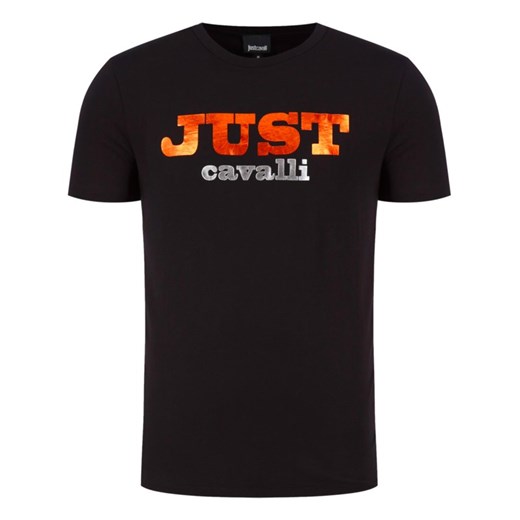 T-shirt męski Just Cavalli na wiosnę w stylu młodzieżowym 