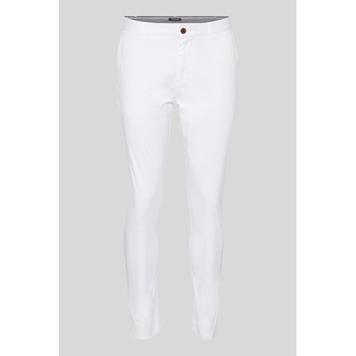C&A Spodnie chino-Slim Fit, Biały, Rozmiar: 33/32