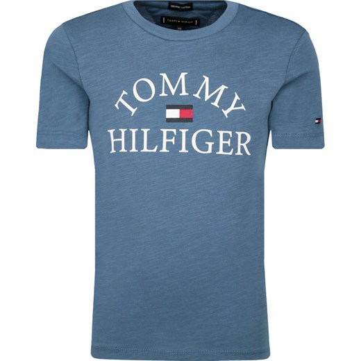 T-shirt chłopięce Tommy Hilfiger z napisami 