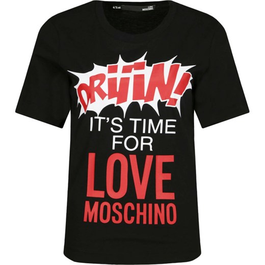 Bluzka damska Love Moschino z okrągłym dekoltem 