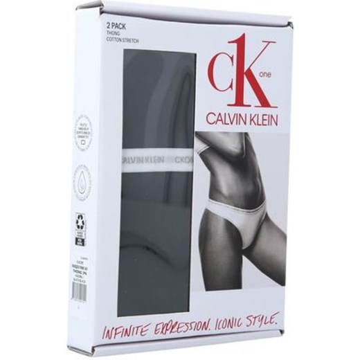 Majtki damskie Calvin Klein Underwear bez wzorów klasyczne 